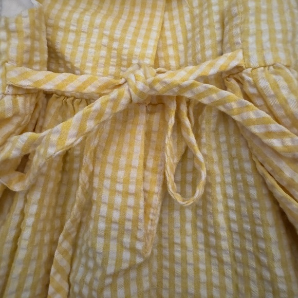 Rare Editions Bumble Bee Seersucker Dress vintage look 12 mo - Picture 6 of 8